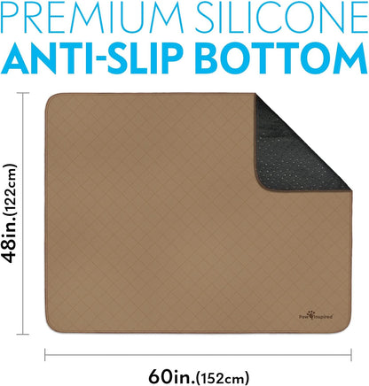 Washable Pee Pads for Dogs | Reusable Puppy Pads | Waterproof Whelping Pads | Washable Training Pet Pads, Washable Potty Pads (48X60 (1 Pack))