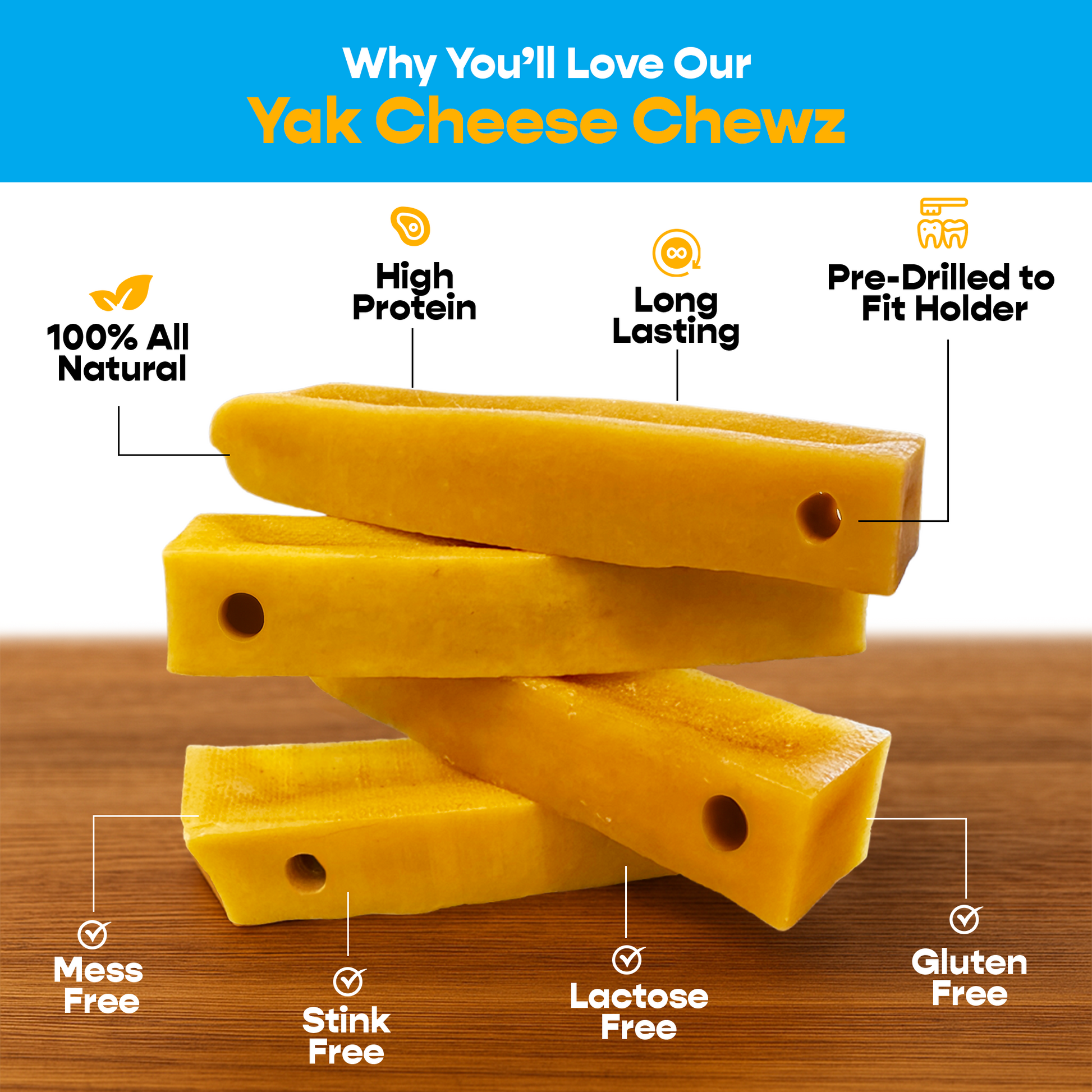 4 Pack Large Yak Cheese - Refill Pack-1