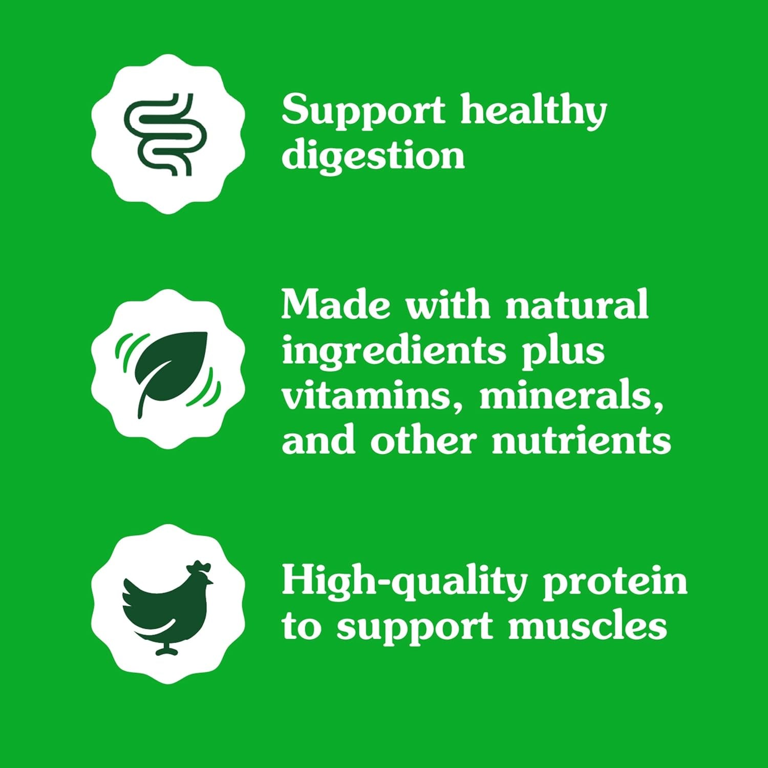 FELINE  SMARTBITES Hairball Control Crunchy and Soft Natural Cat Treats, Chicken Flavor, 16 Oz. Tub