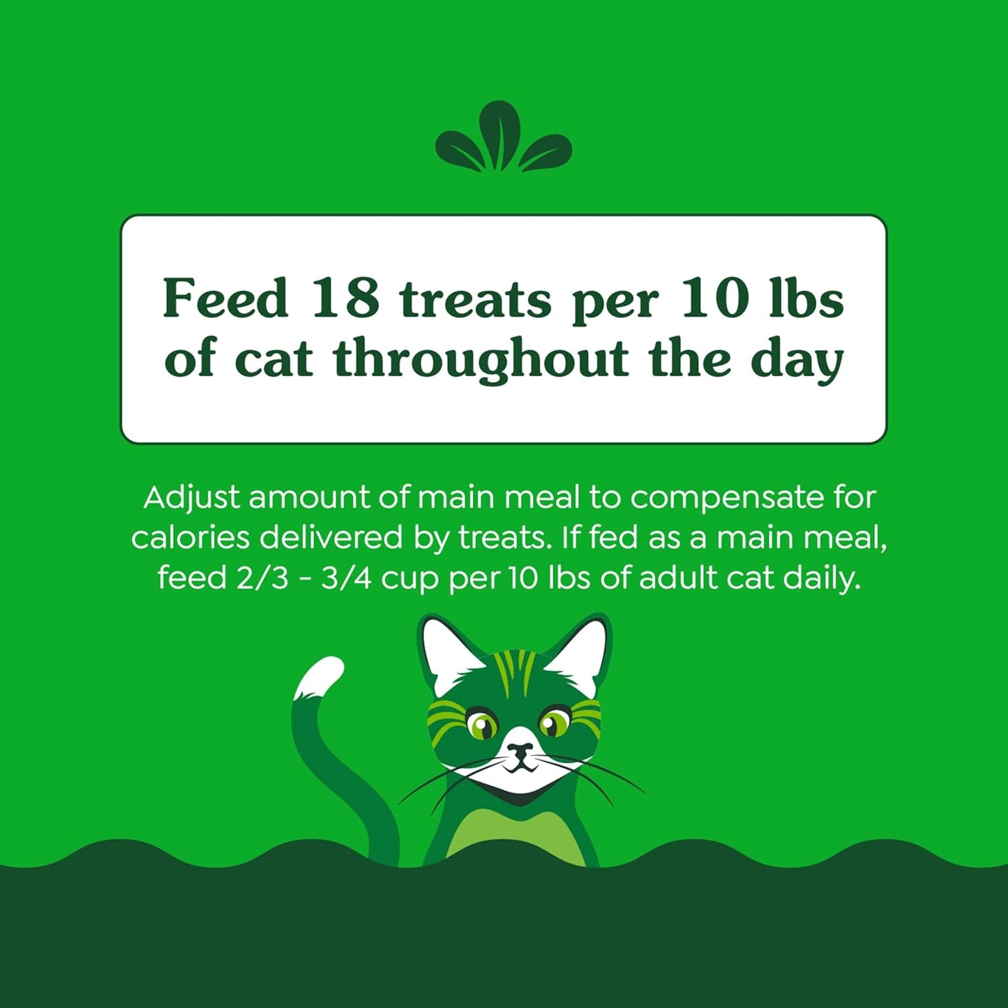 FELINE  SMARTBITES Hairball Control Crunchy and Soft Natural Cat Treats, Chicken Flavor, 16 Oz. Tub