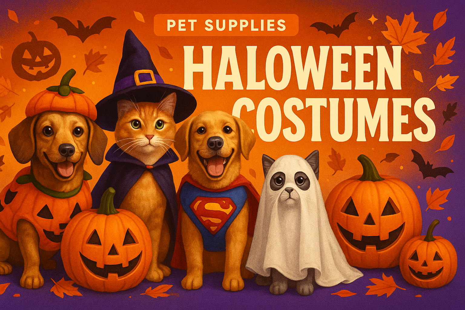 Halloween Pet Costumes Hero Banner
